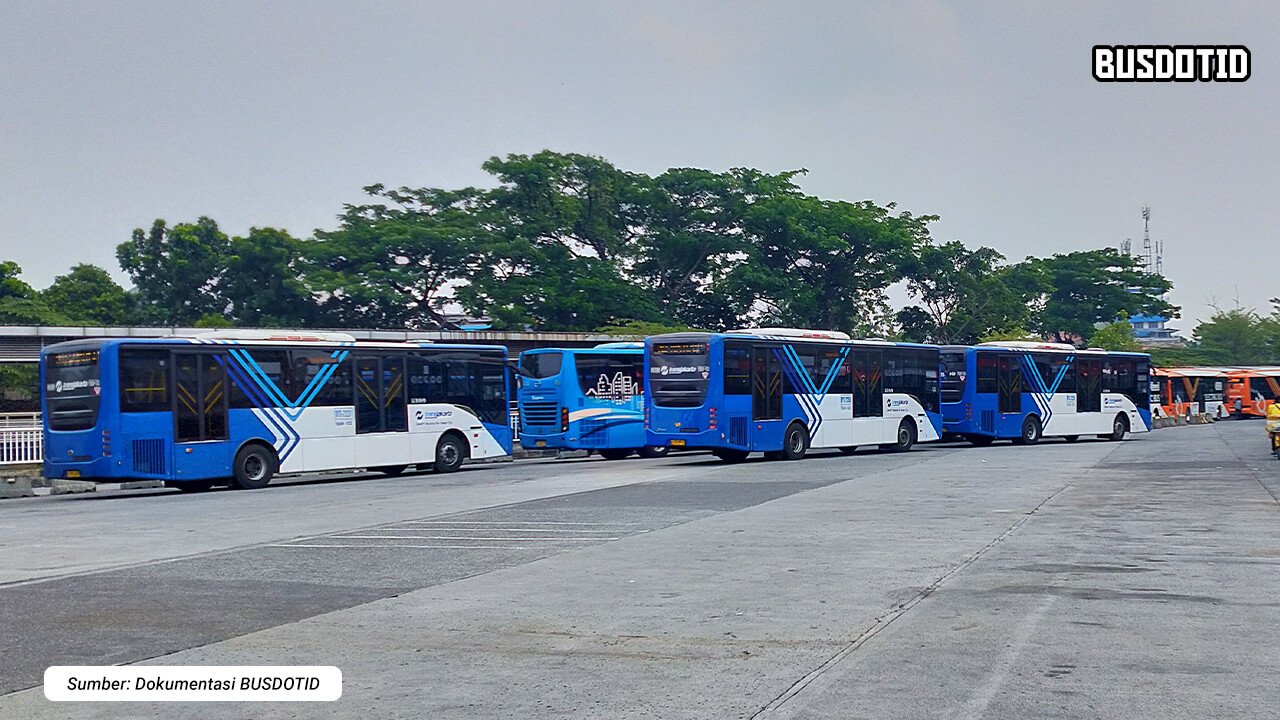 Rute Bus Transjakarta Non BRT 12P Stasiun LRT Pegangsaan - JIS